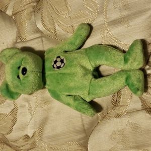 Like new "soccer"bean teddy